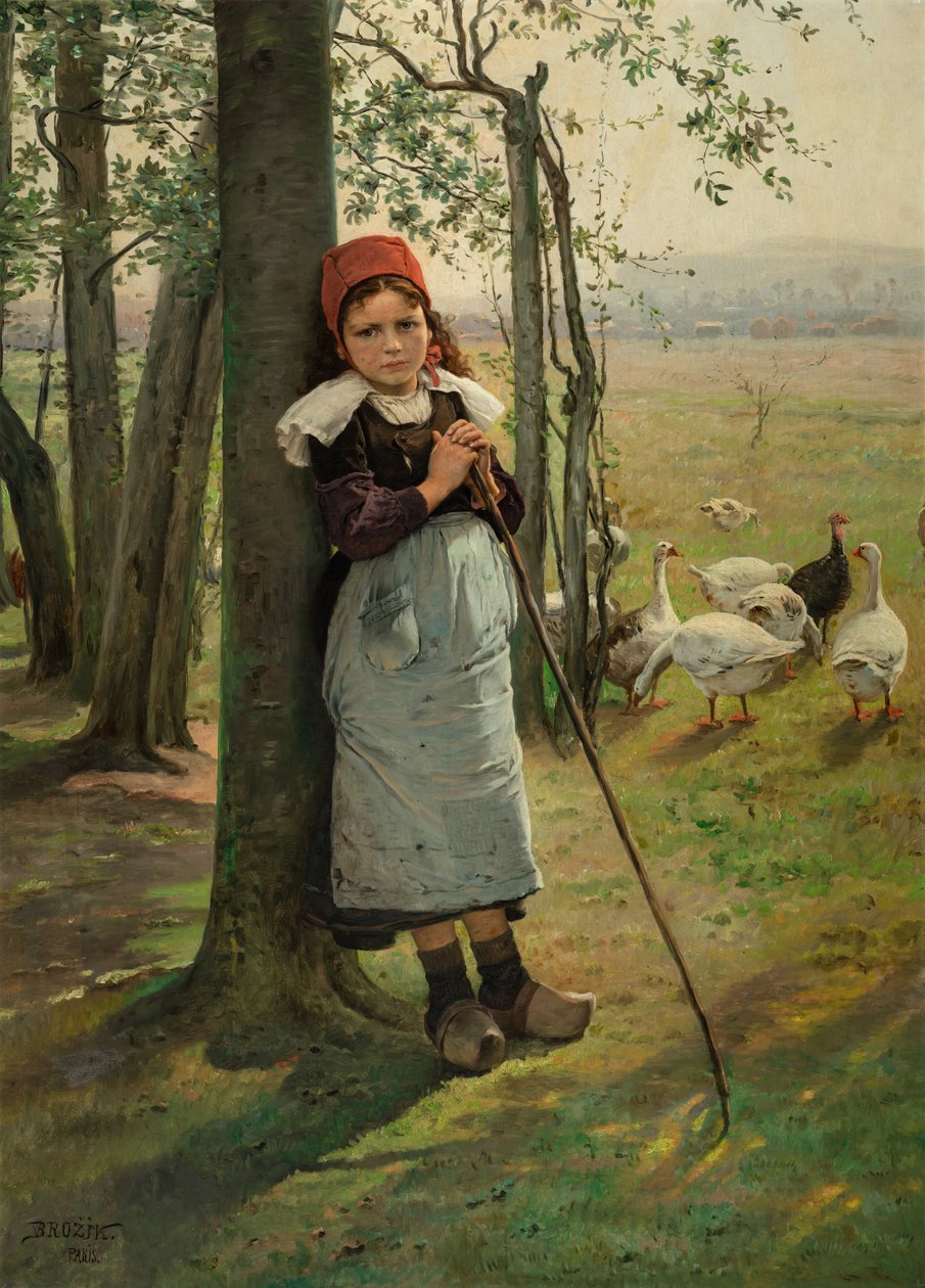 Goose Girl, c.1880 de Vaclav Brozik