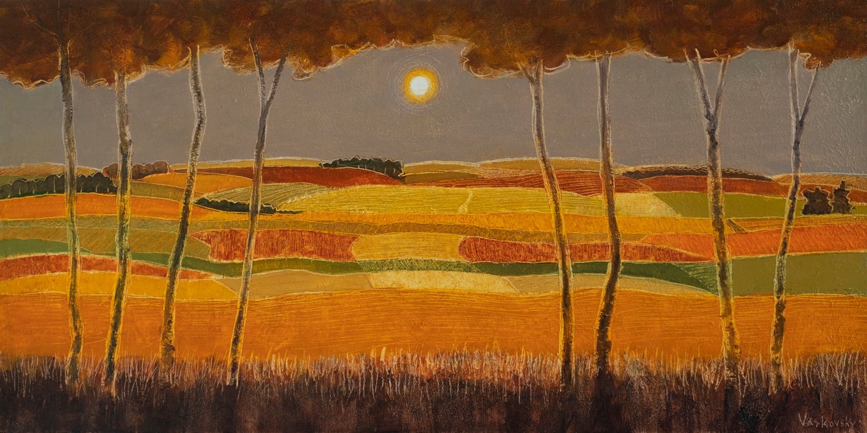 Noite de Ouro, 2022 (óleo sobre tela) de Vadym Vaskovsky
