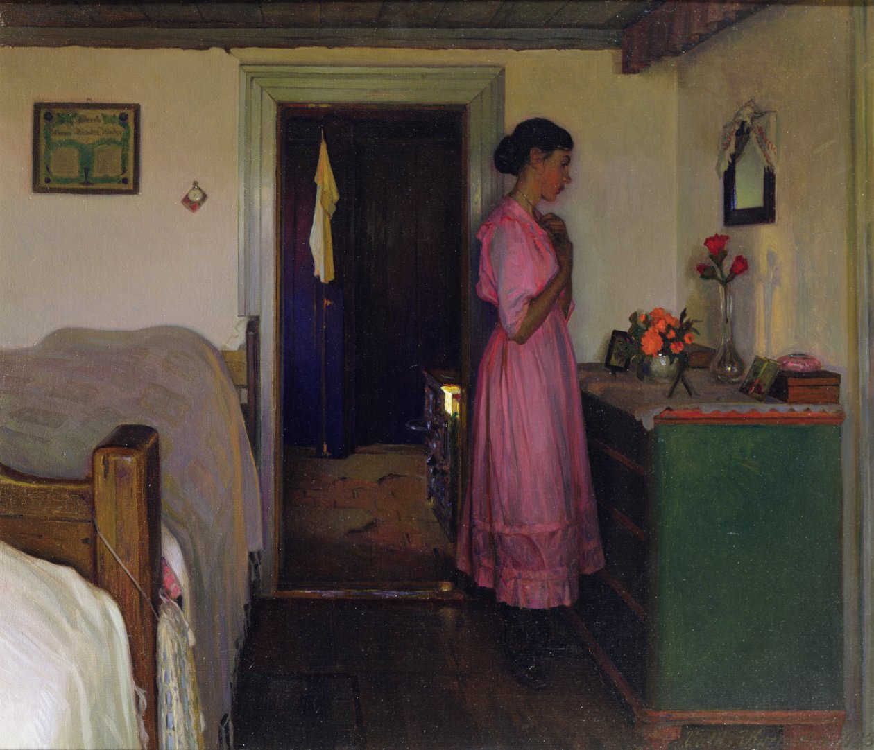 Reflexão de um momento, 1923 de Valdemar Kornerup