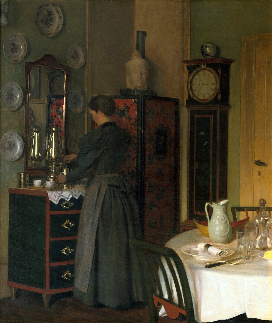 Hora do chá, 1898 de Valdemar Kornerup