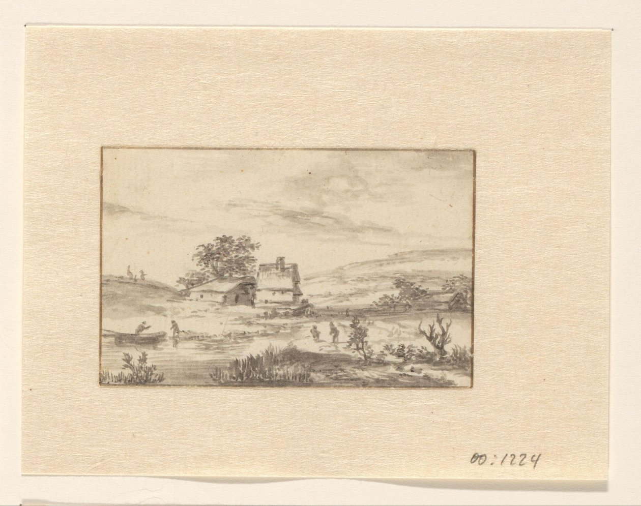 Paisagem com casa de campo de Valentijn (possibly)