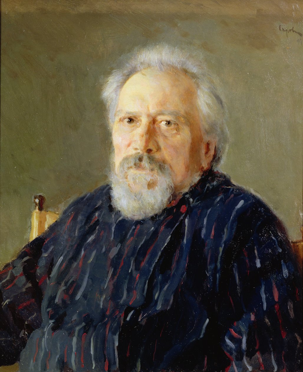 Retrato de Nikolay Leskov de Valentin Aleksandrovich Serov