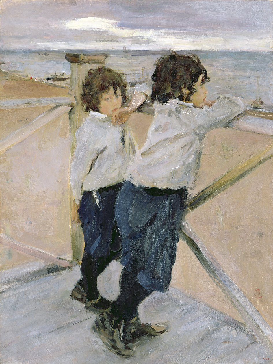 Dois meninos, 1899 de Valentin Aleksandrovich Serov