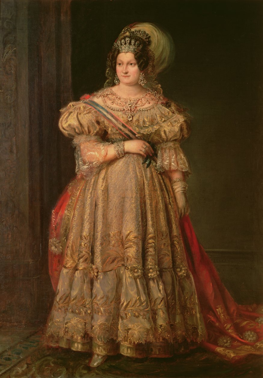 Maria Christina de Bourbon (1806-1878) de Valentin Carderera y Solano