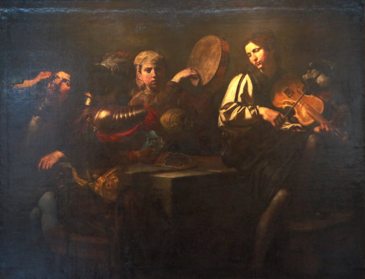 Músicos e Soldados de Valentin de Boulogne