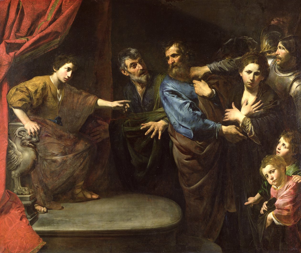 O Julgamento de Daniel ou A Inocência de Susanna de Valentin de Boulogne