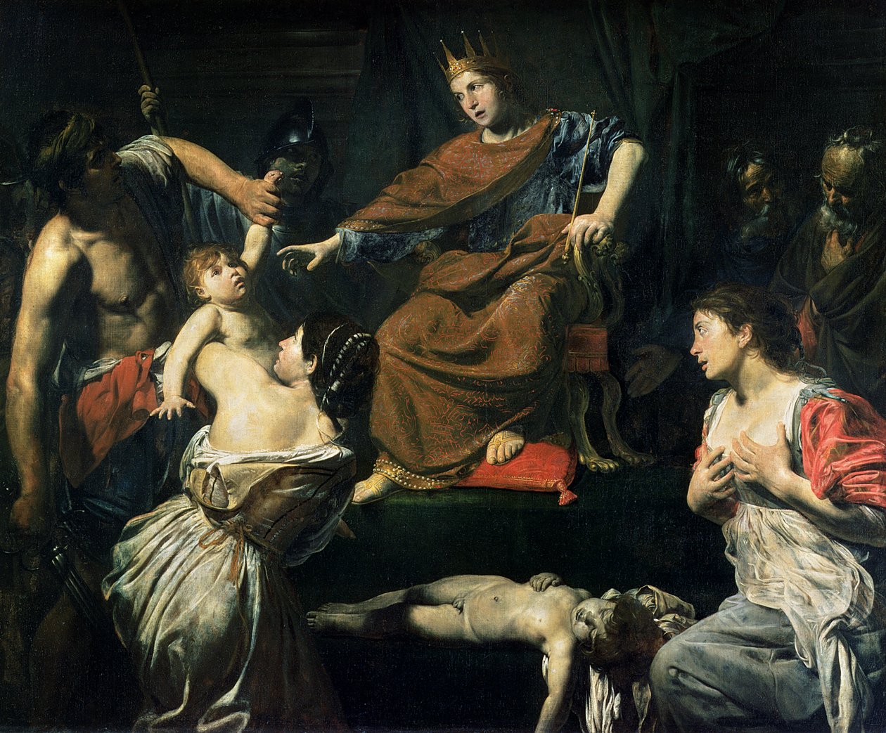 O julgamento de Salomão de Valentin de Boulogne