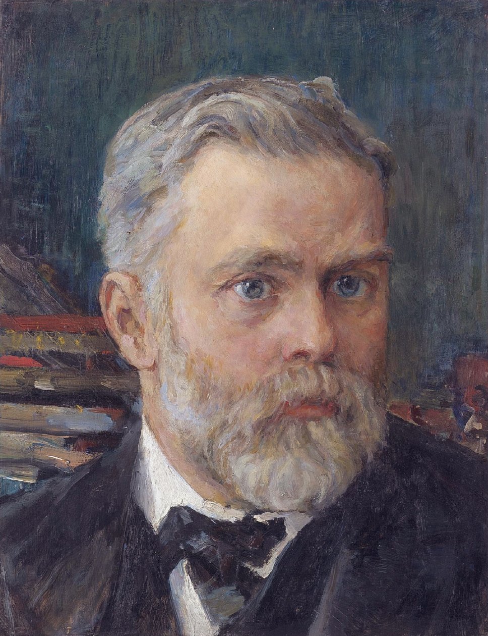 Retrato de Emanuel Nobel 1859-1932, c. 1909 de Valentin Aleksandrovich Serov