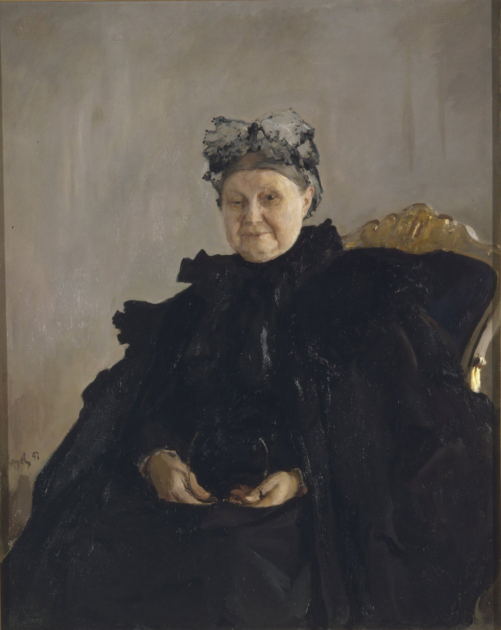 Retrato de Maria Fyodorovna Morozova, née Simonova 1830-1911, 1897 de Valentin Aleksandrovich Serov
