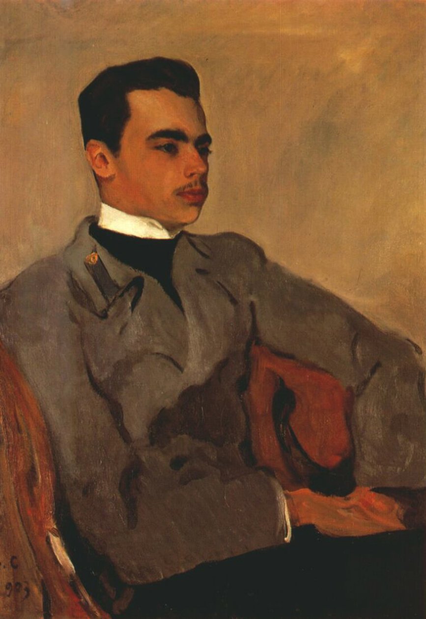Retrato do príncipe Nikolay Yusupov, conde Sumarokov-Elston 1883-1908, 1903 de Valentin Aleksandrovich Serov