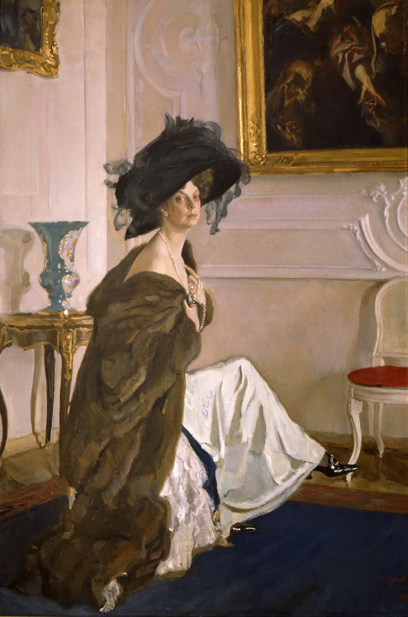 Retrato da princesa Olga Orlova, 1911 de Valentin Aleksandrovich Serov