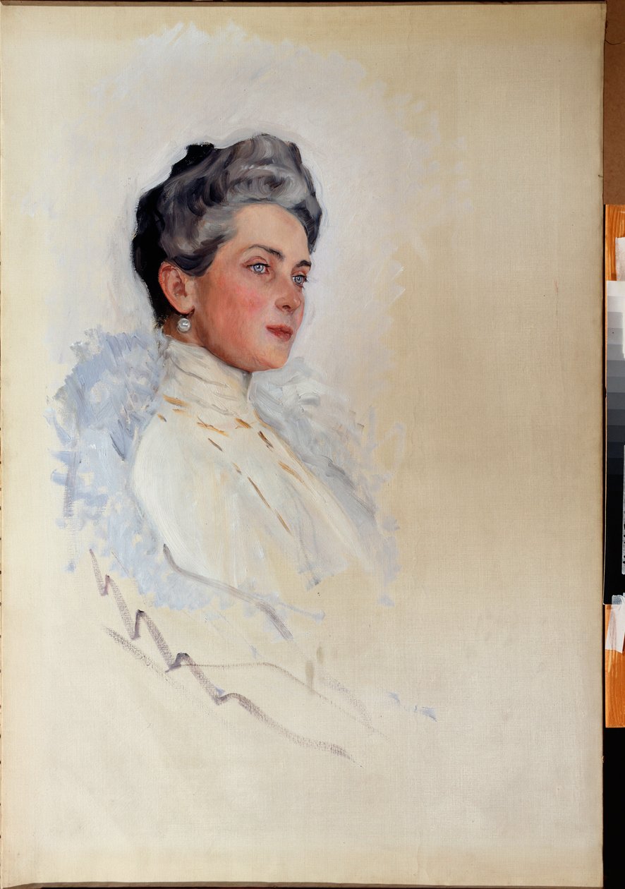 Retrato da Princesa Zenaide Youssoupoff de Valentin Aleksandrovich Serov