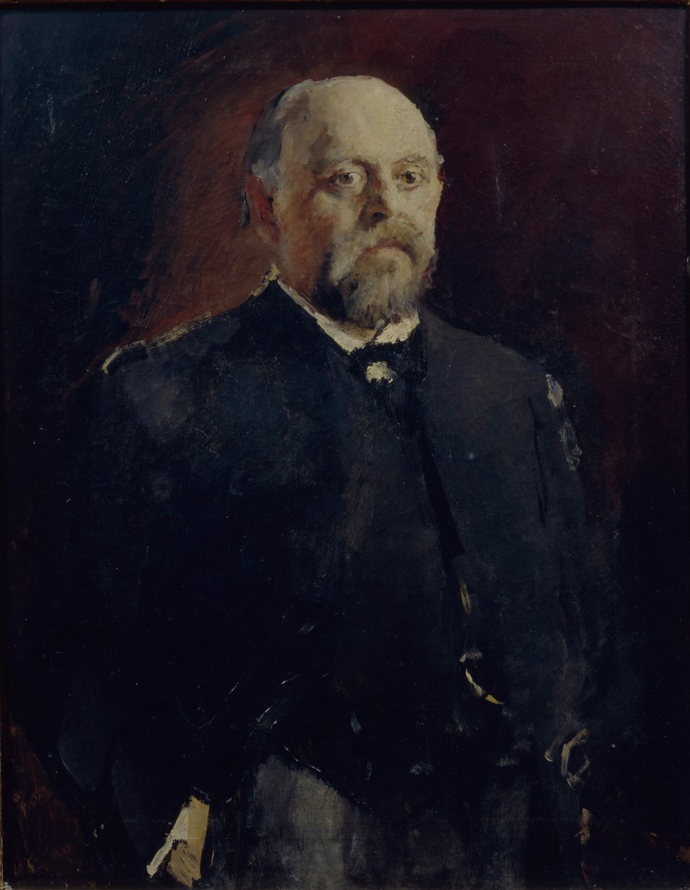 Retrato de Savva Mamontov 1841-1918, 1890 de Valentin Aleksandrovich Serov