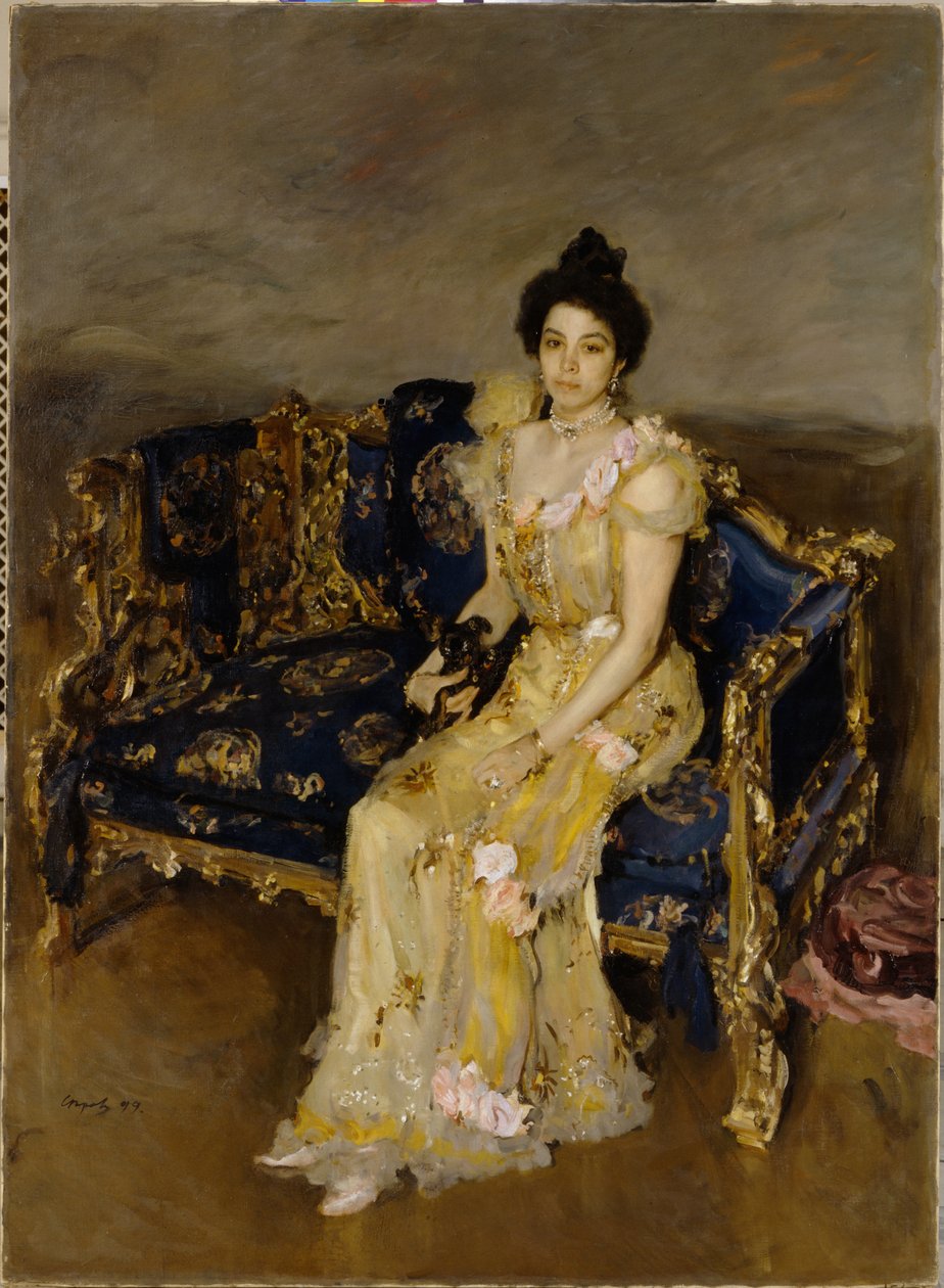 Retrato de Sofia Botkina, 1899 de Valentin Aleksandrovich Serov