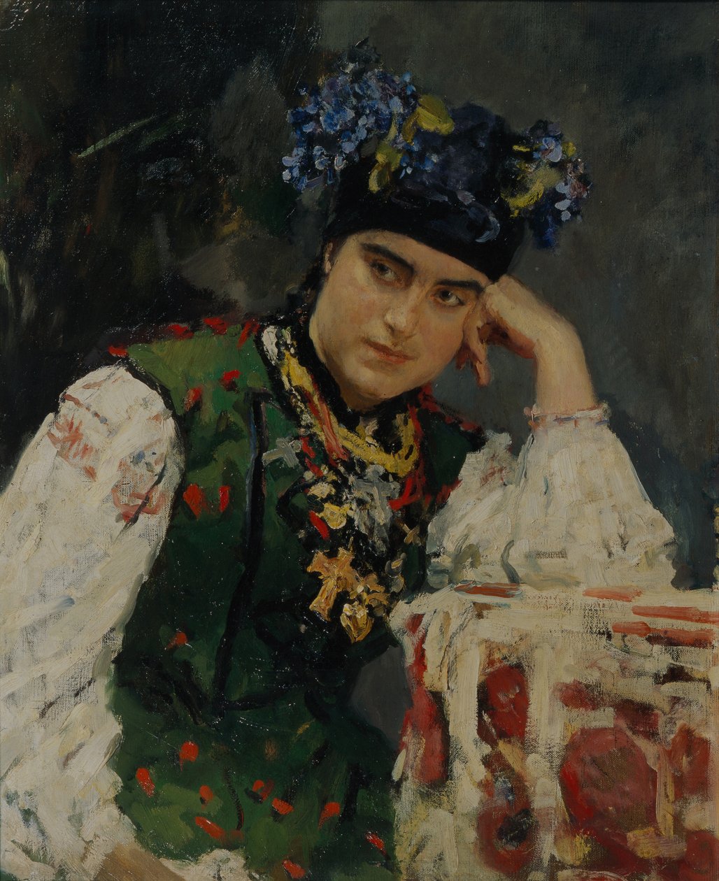 Retrato de Sofia Dragomirov, 1889 de Valentin Aleksandrovich Serov