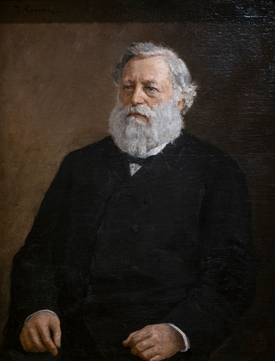 Retrato de Timofei Savvich Morozov de Valentin Aleksandrovich Serov