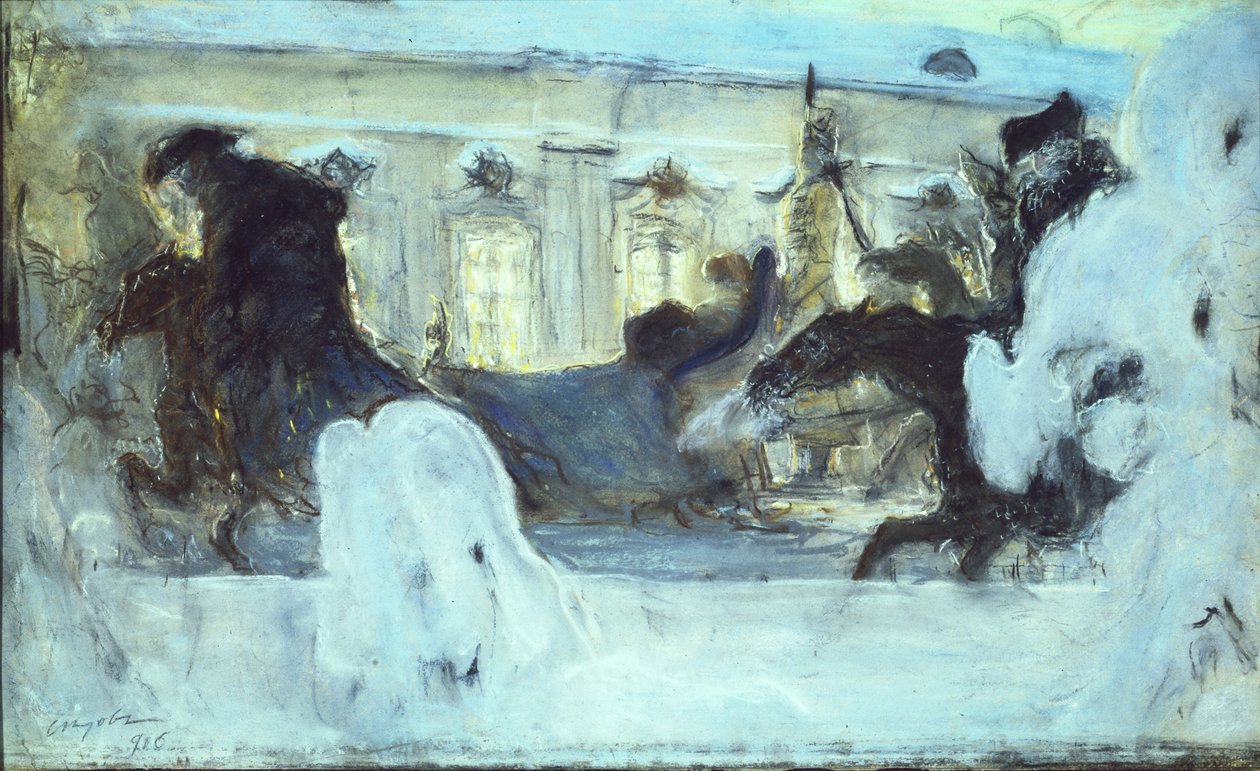 Passeio da imperatriz Catarina II, 1906 de Valentin Aleksandrovich Serov