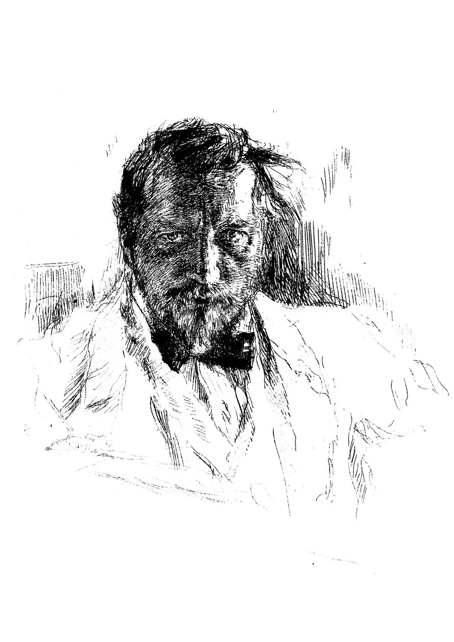 Auto-retrato, 1898. de Valentin Aleksandrovich Serov