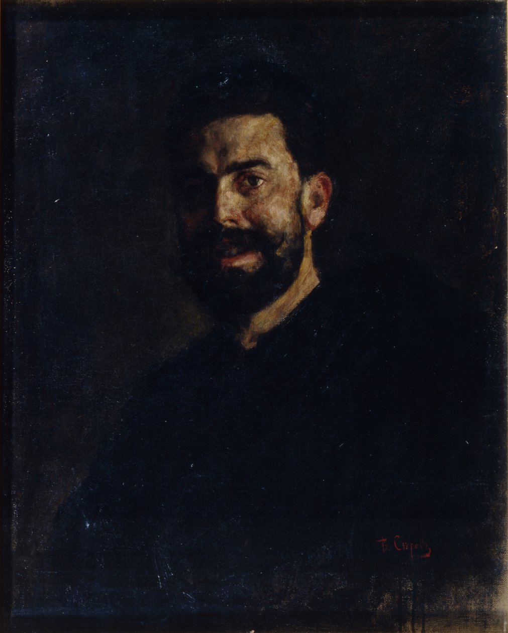 Retrato do cantor de ópera Francisco d