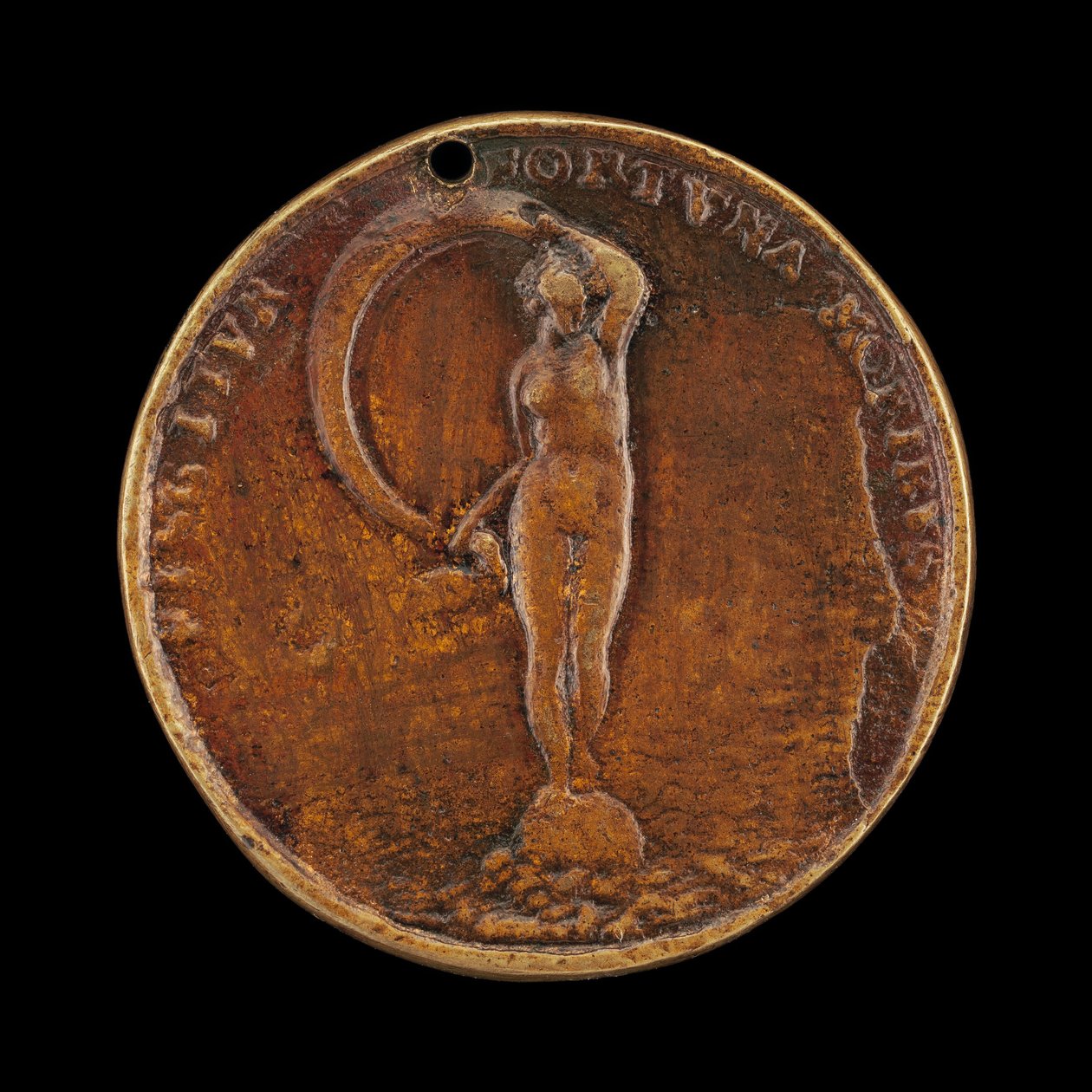 Fortune with a Veil [reverso], 1584. de Valentin Maler