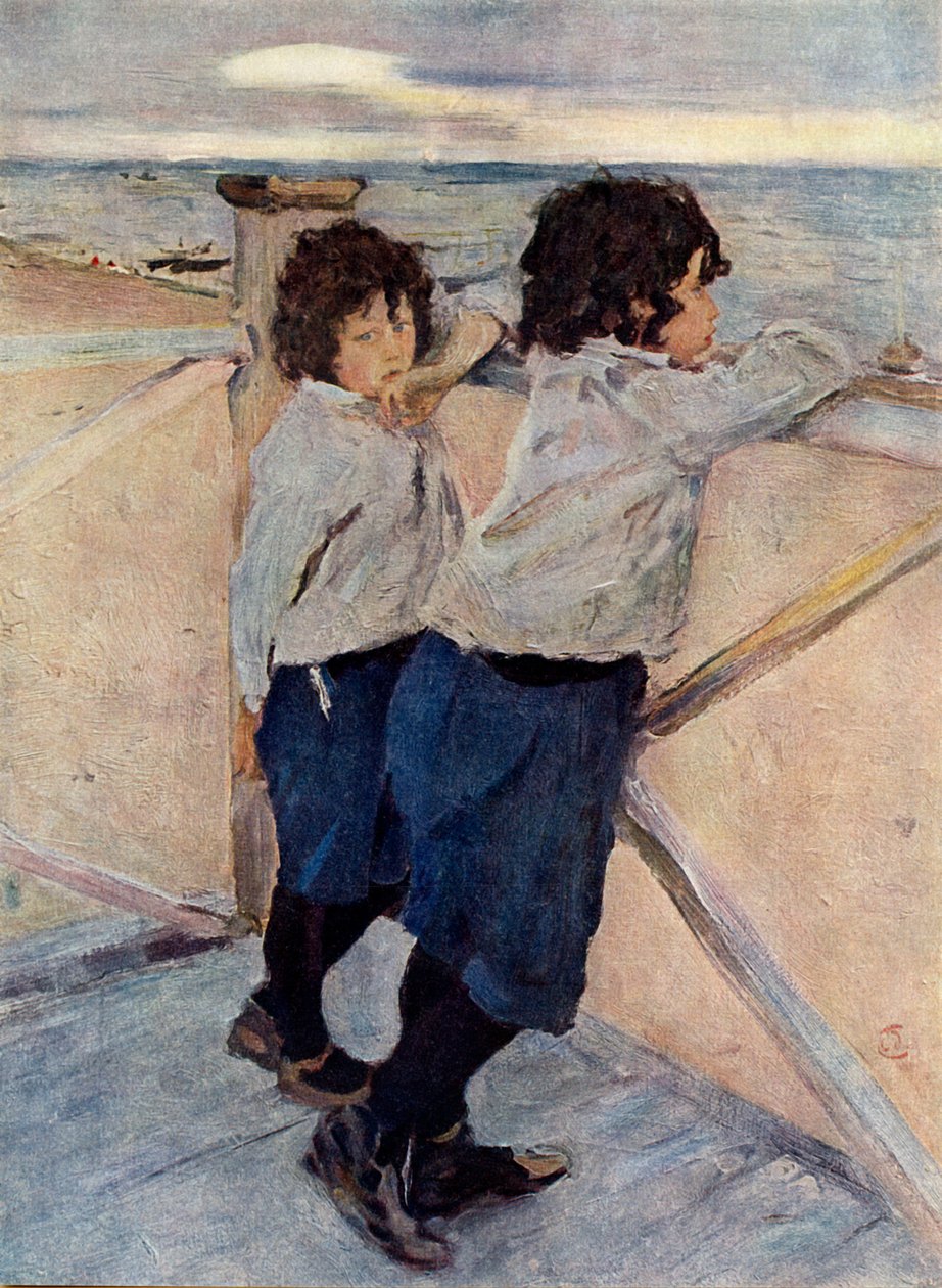 Crianças, 1899, 1939. de Valentin Aleksandrovich Serov