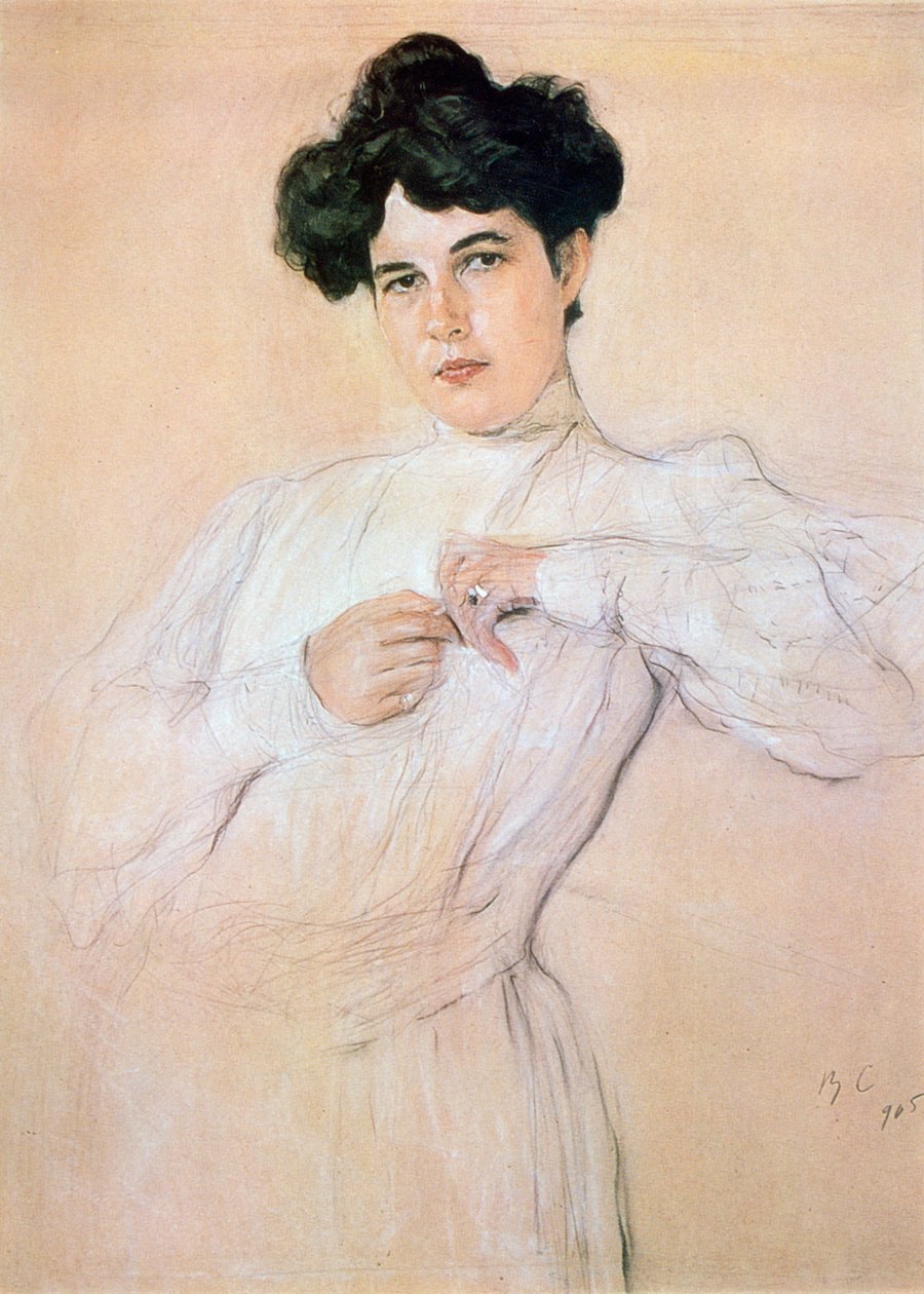 "Retrato de Maria Botkina", 1905 de Valentin Serov