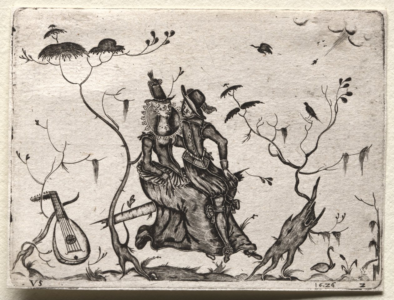 Par de Amantes, 1626. de Valentin Sezenius