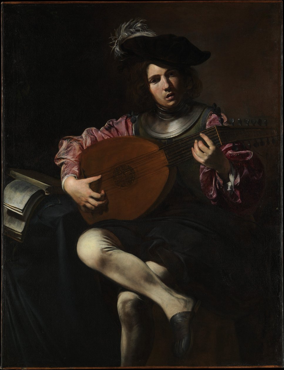 Tangedor de alaúde de Valentin de Boulogne