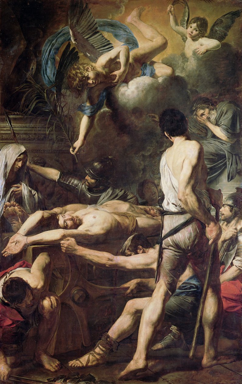 Martírio de São Processo e São Martiniano de Valentin de Boulogne