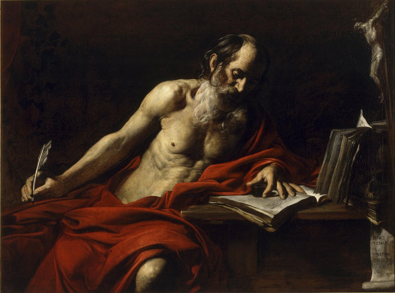São Jerônimo, 1618-1622 de Valentin de Boulogne