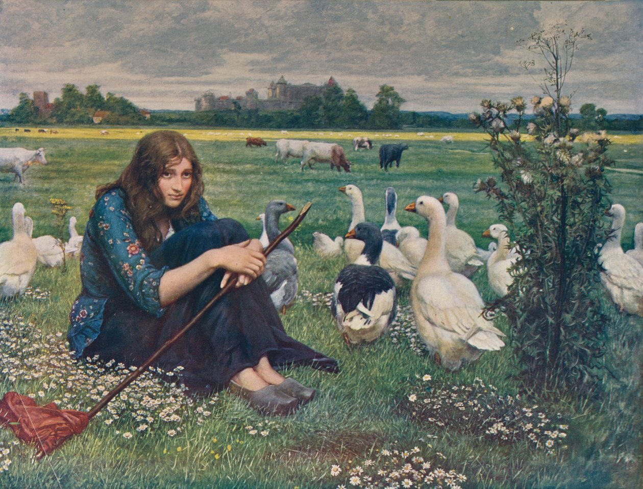 A Garota Ganso, c1878, c1915 de Valentine Cameron Prinsep