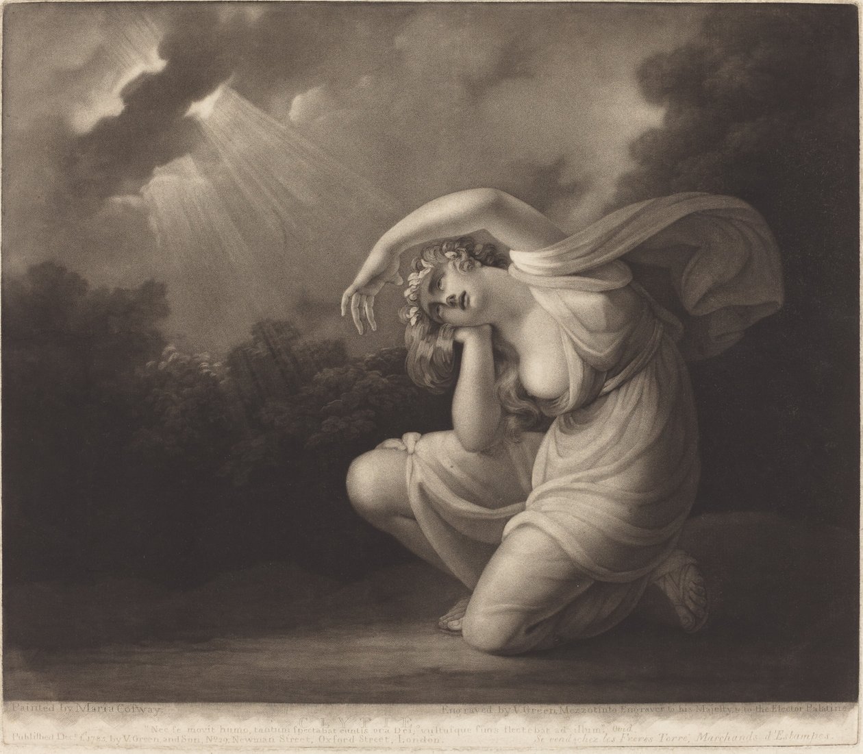 Clítia, 1785. de Valentine Green
