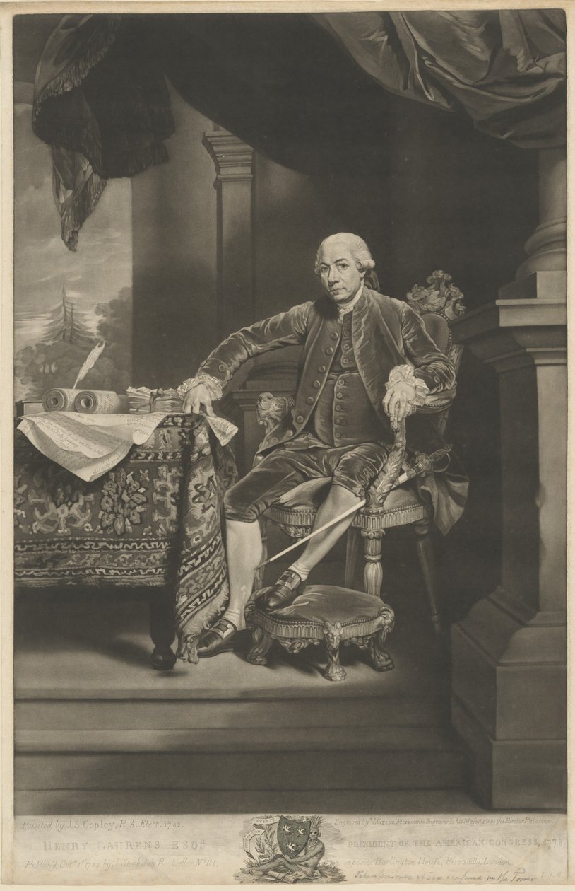 Henry Laurens, 1782. de Valentine Green