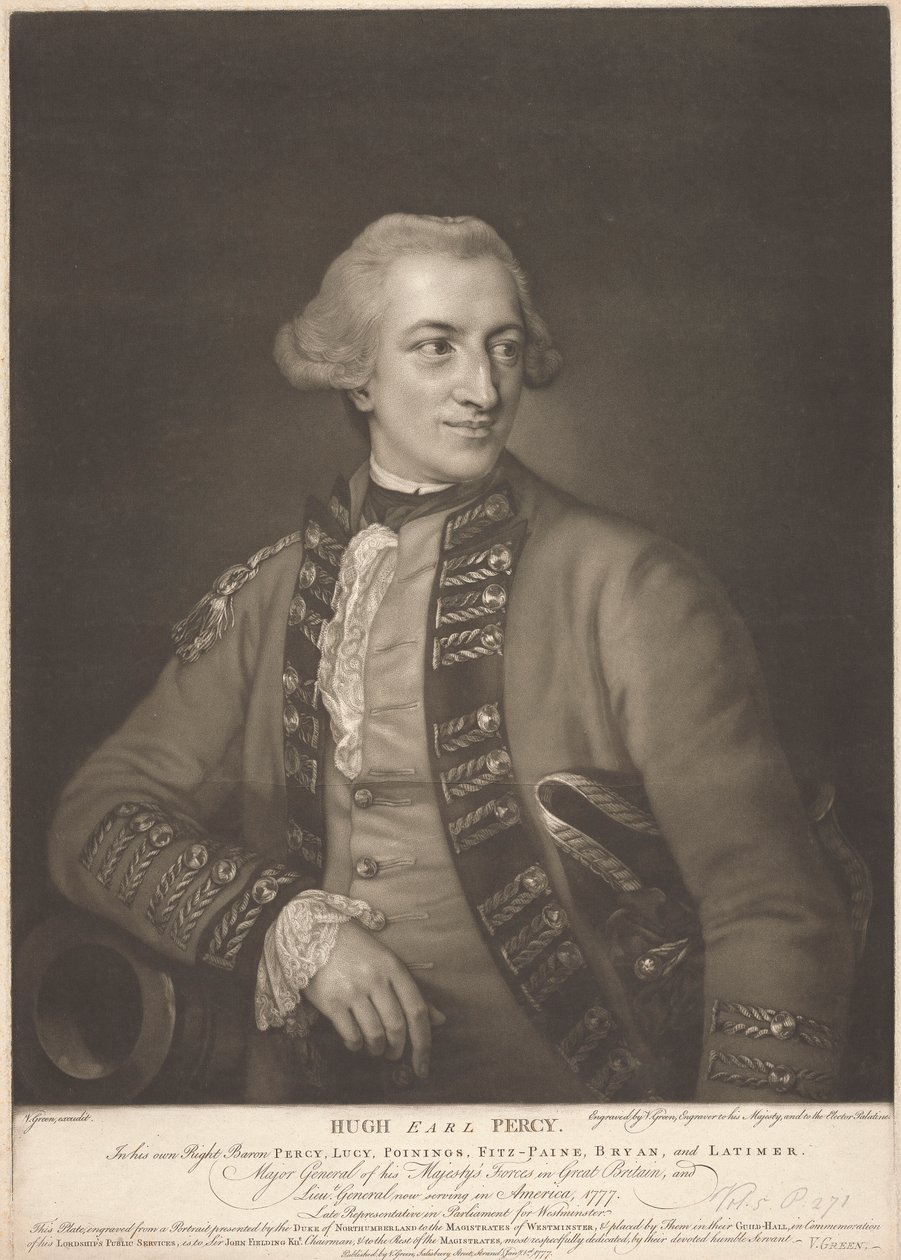 Hugh, Earl Percy de Valentine Green