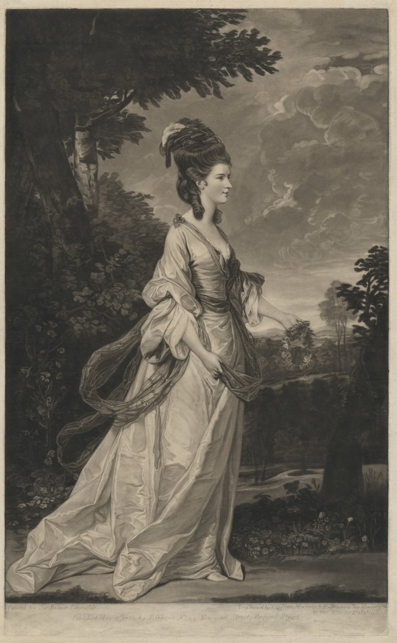 Jane Fleming, Condessa de Harrington, 1780. de Valentine Green