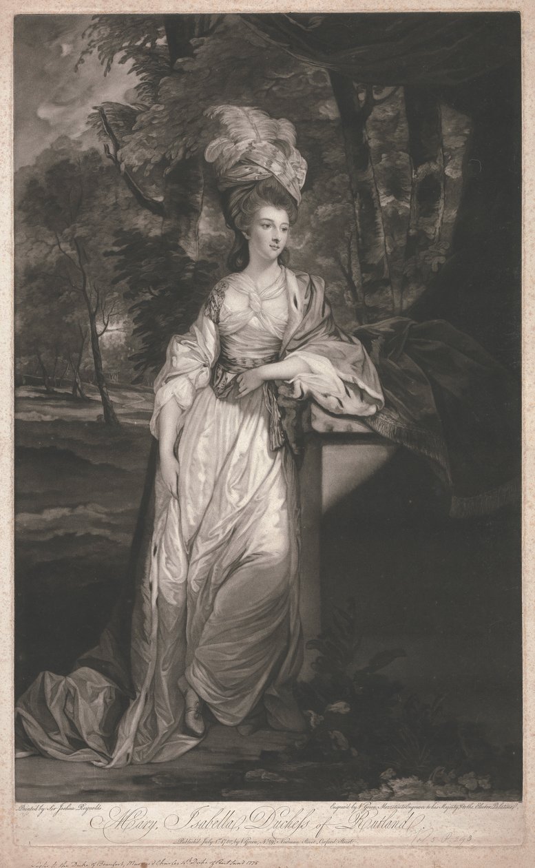 Mary Isabella, Duquesa de Rutland de Valentine Green