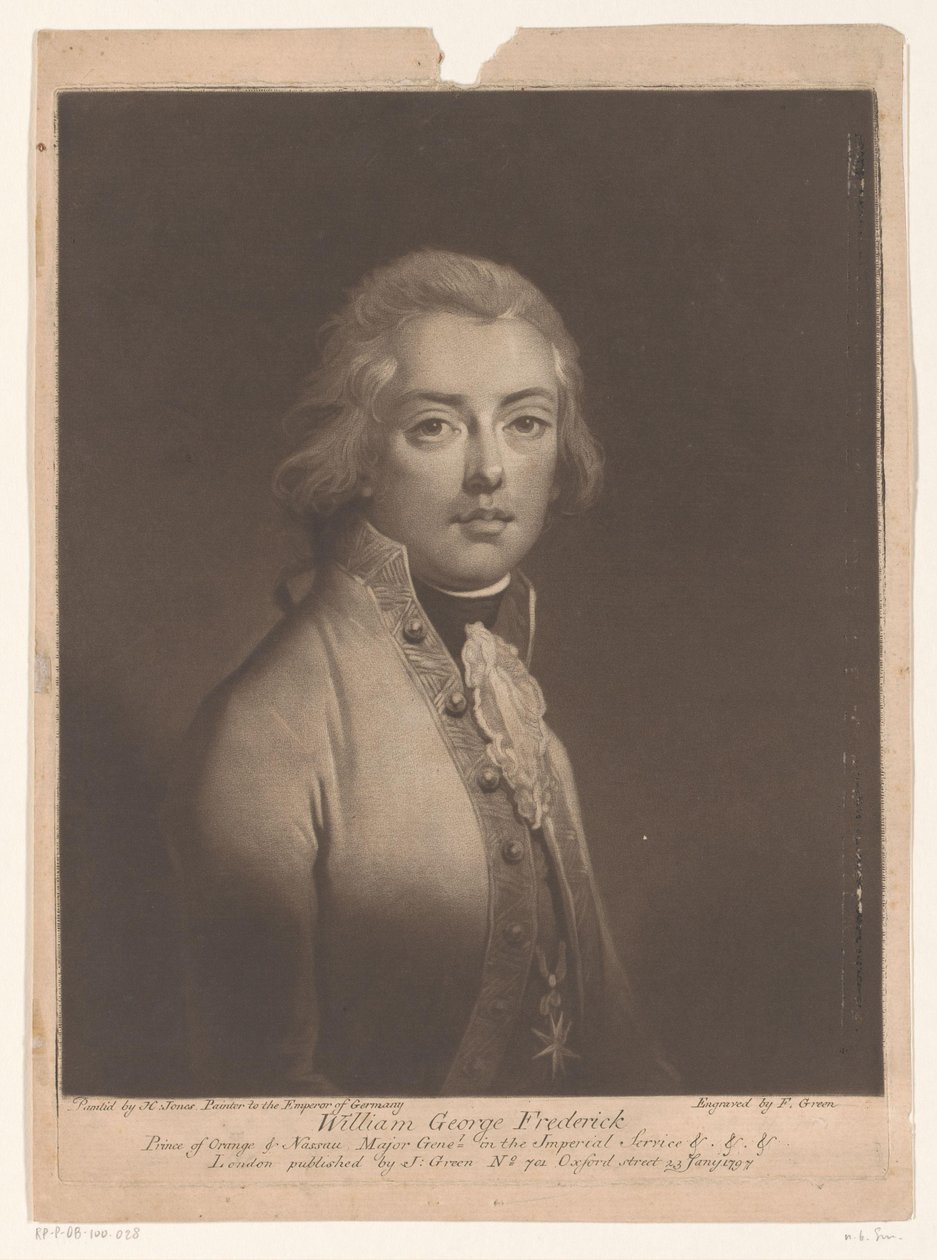 Retrato de William George Frederick de Orange-Nassau de Valentine Green