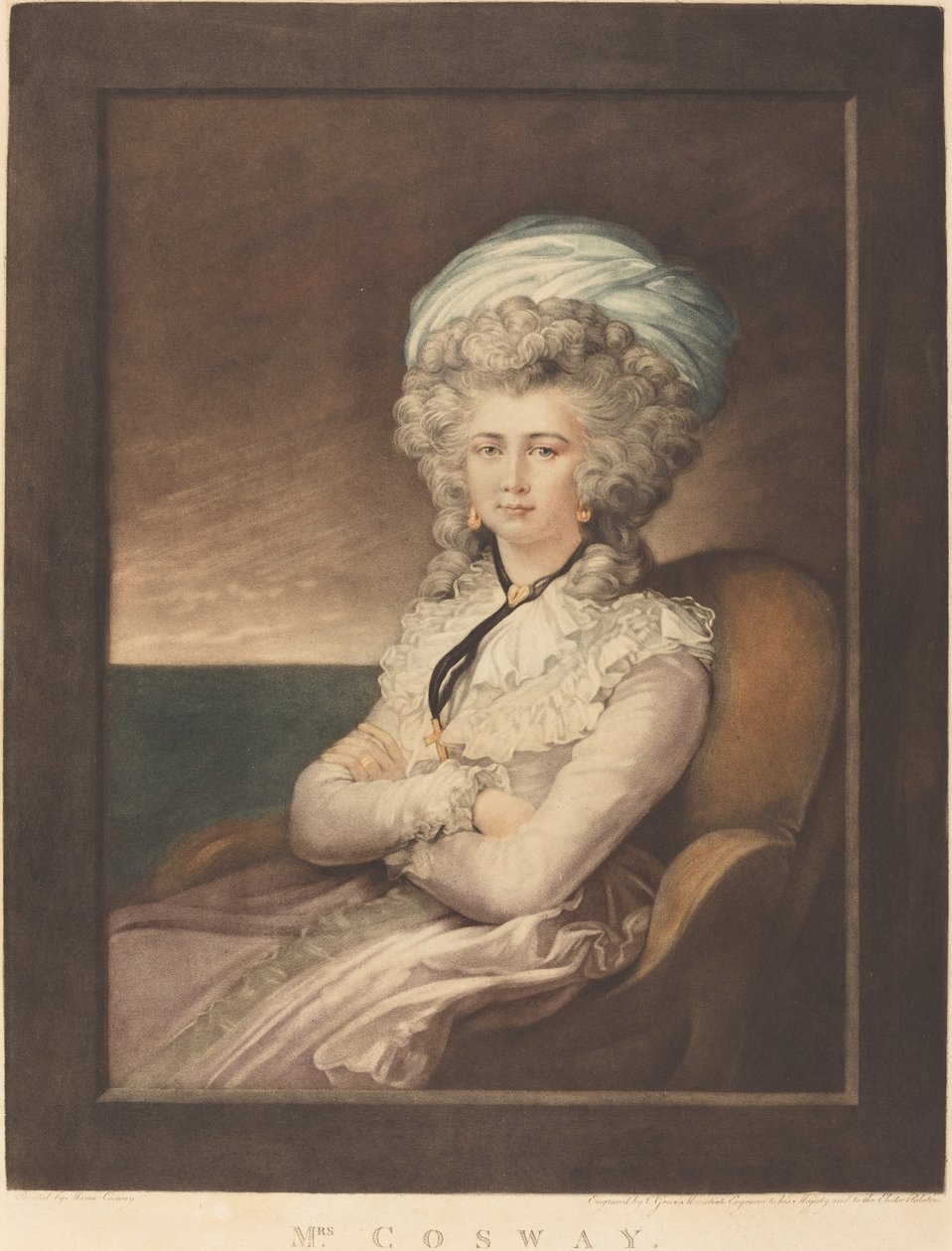 Maria Cecília Louisa Cosway de Valentine Green after Maria Cosway
