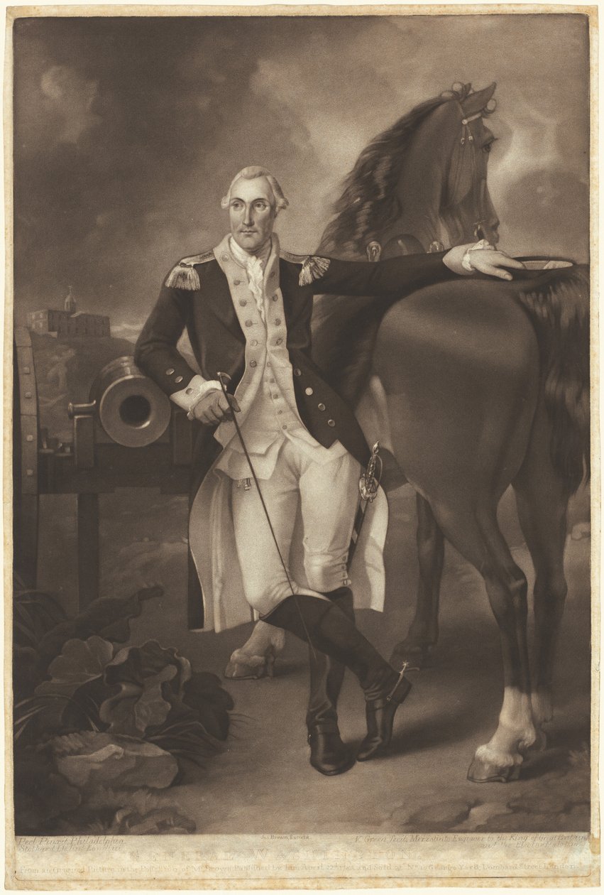 George Washington de Valentine Green, after Thomas Stothard, after Charles Willson Peale