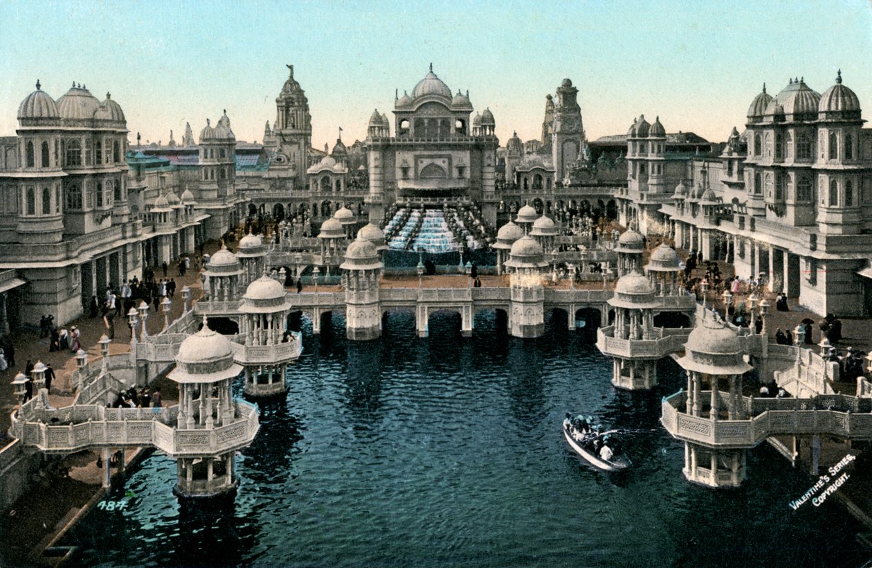Corte de Honra, Exposição Internacional Imperial, Londres, 1909. de Valentine and Sons Ltd