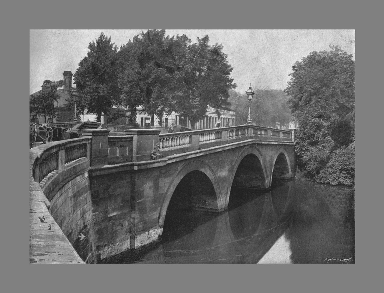 Ponte de Leamington, c1900 de Valentine and Sons Ltd