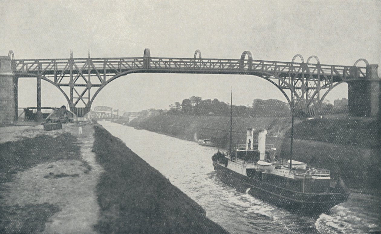 Canal do navio de Manchester, 1910 de Valentine and Sons Ltd