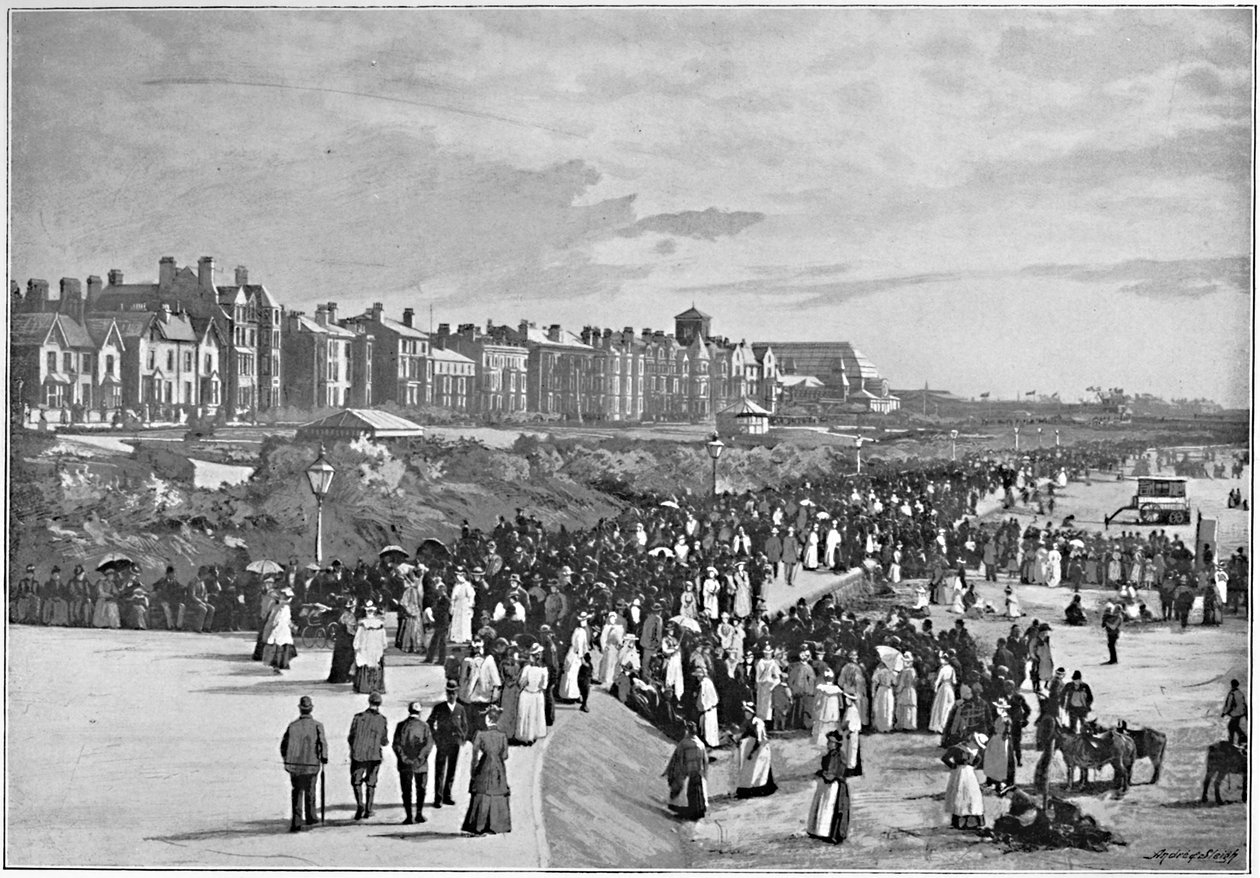 Parque marinho, Southport, c1896 de Valentine and Sons Ltd