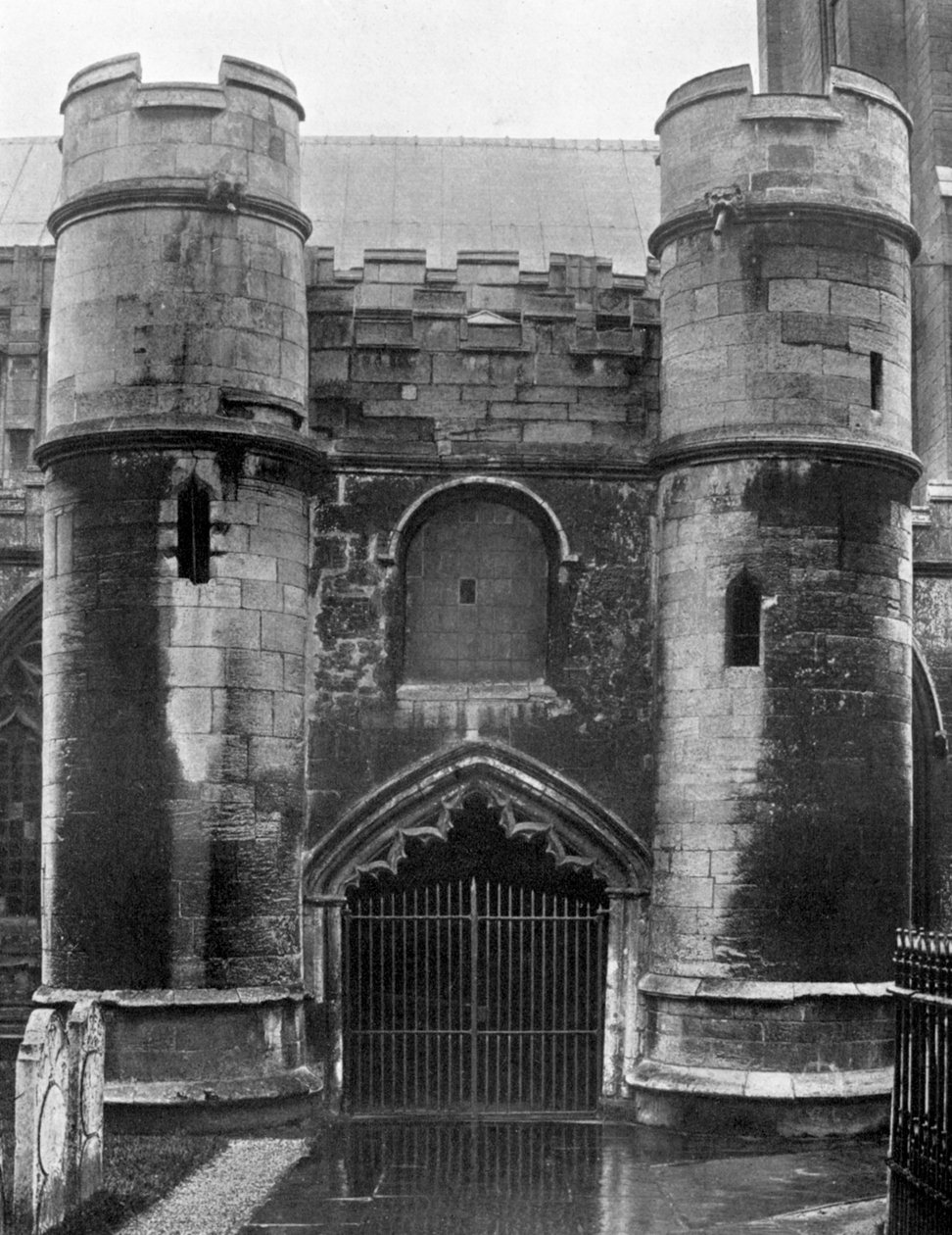 A varanda, Igreja Holbeach, Lincolnshire, 1924-1926 de Valentine and Sons Ltd