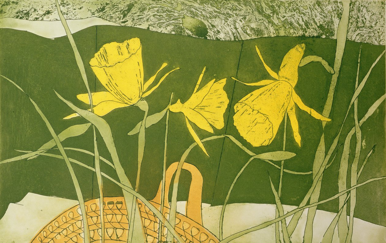 Narcisos (impressão) de Valerie Daniel