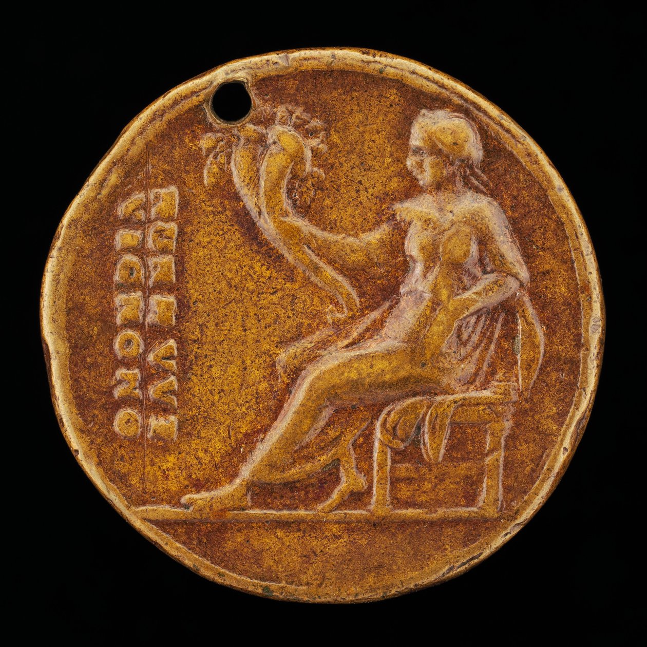Concord Holding Cornucopiae [reverso]. de Valerio Belli