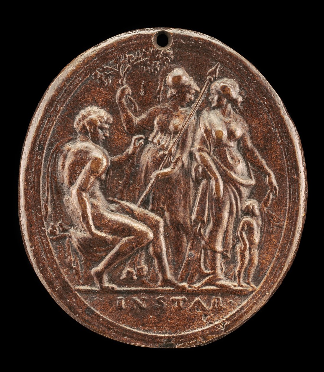 Hércules entre Minerva e Vênus. de Valerio Belli