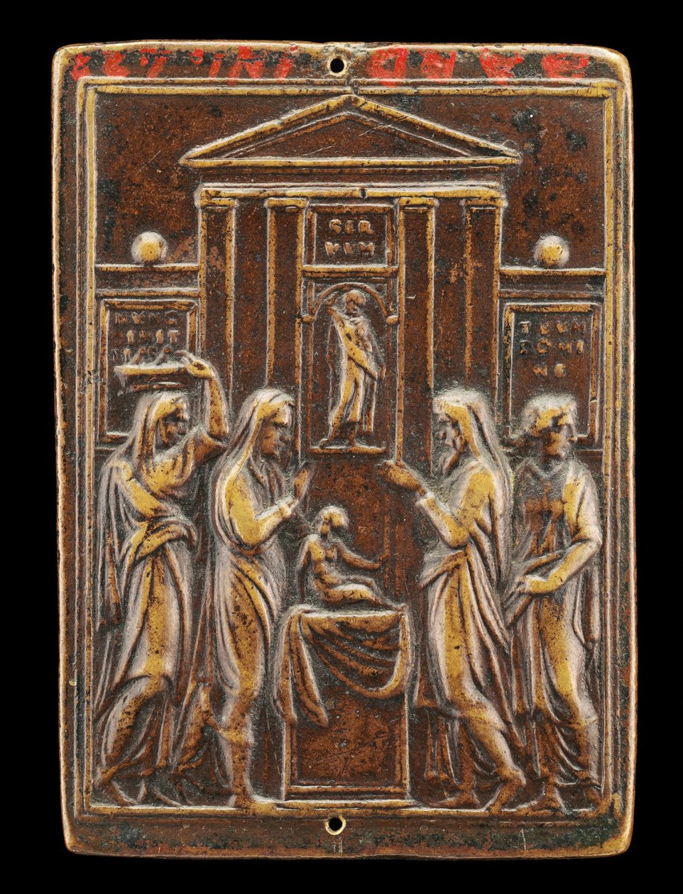 Apresentação de Cristo no Templo [reverso], c. 1530s. de Valerio Belli