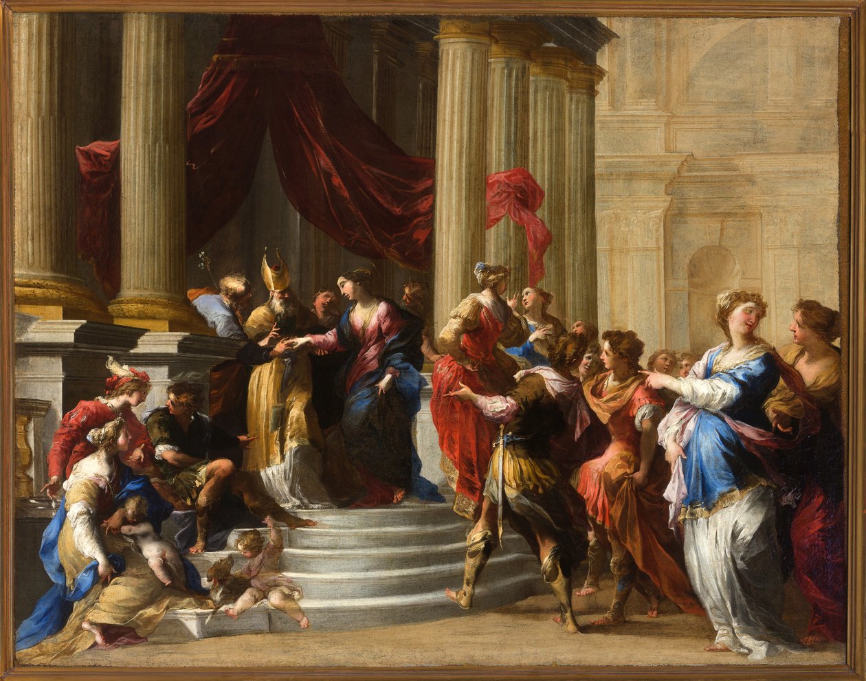 Casamento da Virgem de Valerio Castello