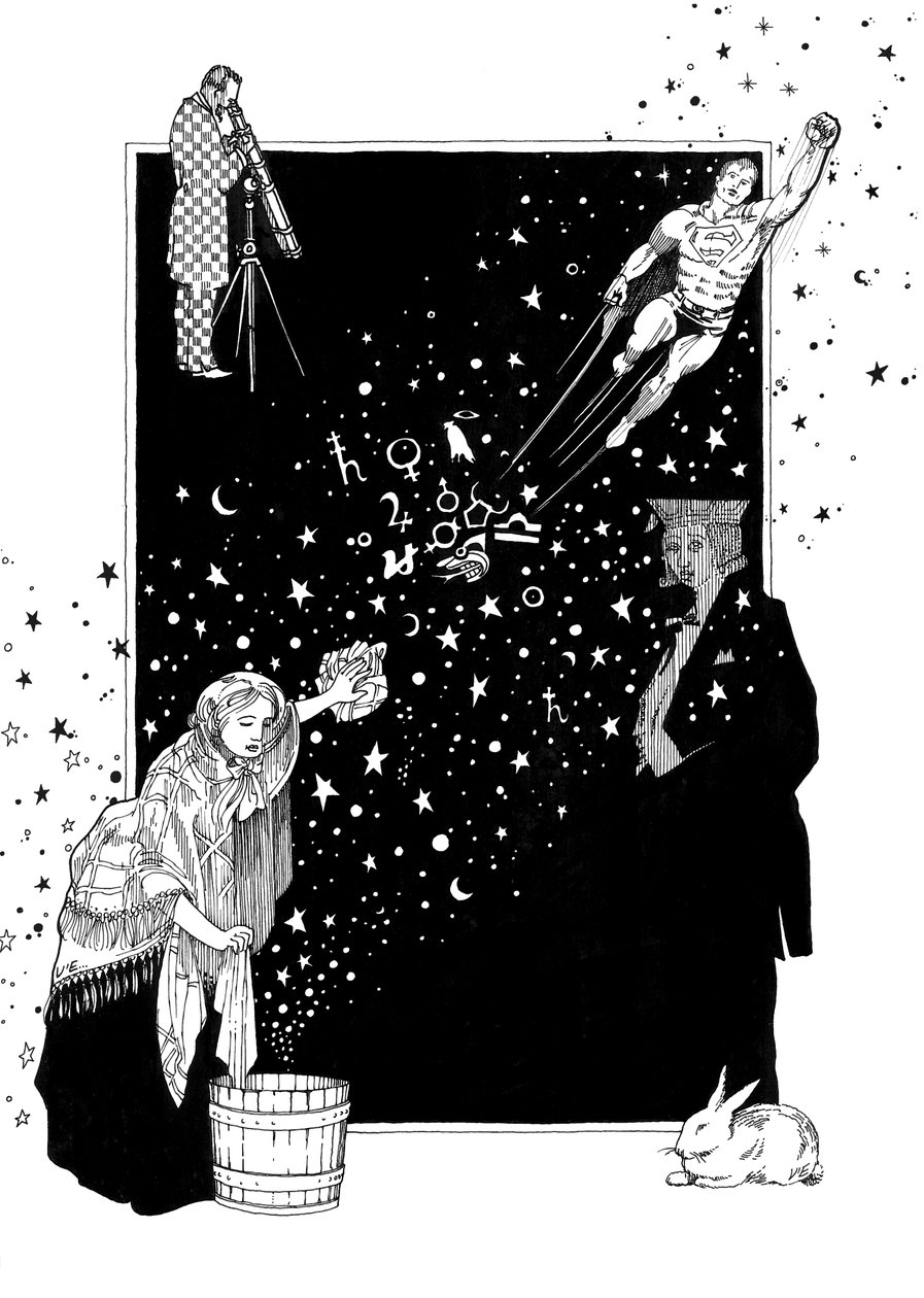 Histórias fantásticas de estrelas do firmamento de Valerio Eletti